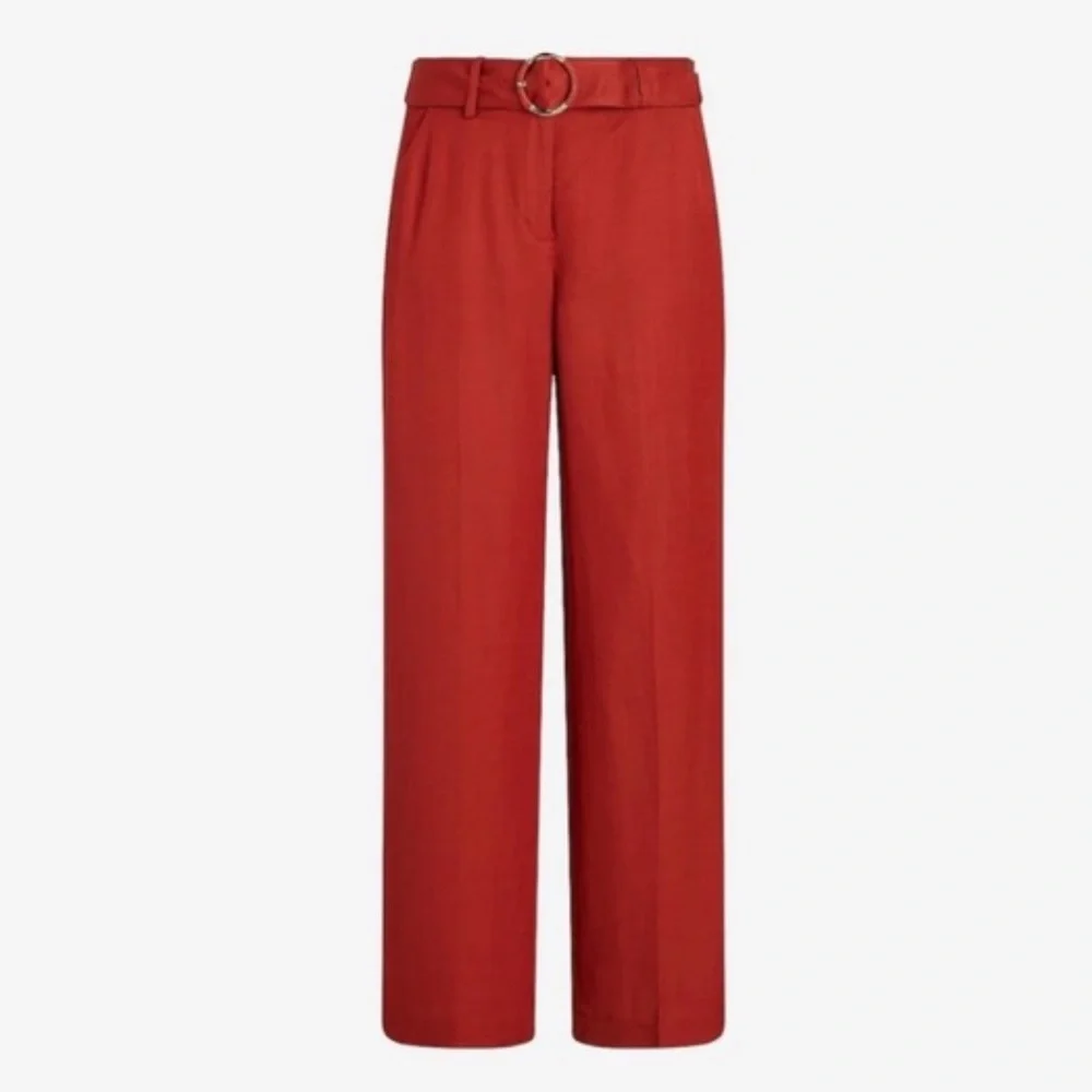 Express Editor Orange / Terracotta Women's Pants - Picture 3 of 3